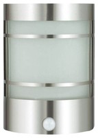 HI Wandleuchte Edelstahl Mit Bewegungsmelder E27 IP44 103099