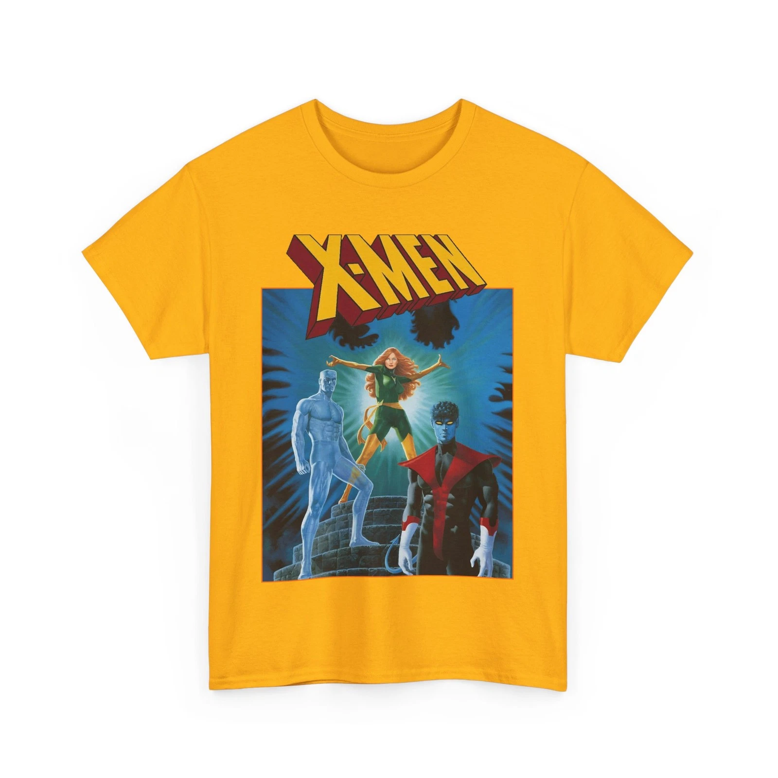 X-Men T-Shirt - Paul Gulacy Art - Phoenix, Nightcrawler - Bizarre Adventures