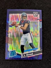 2023 Panini Optic  C. J. Stroud Rated Rookie #244, Purple Shock Prizm