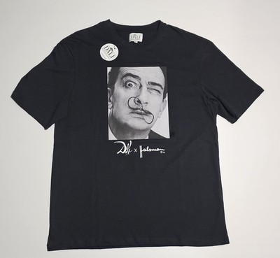 Salvador Dali x Halsman Museum Signature Art Tee Promo T-shirt M/L