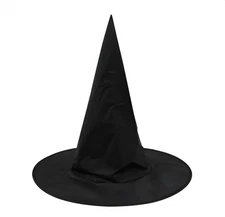 Adult Black Witch Hat ~ HALLOWEEN CLASSIC FUN TALL WITCH COSTUME PARTY HAT