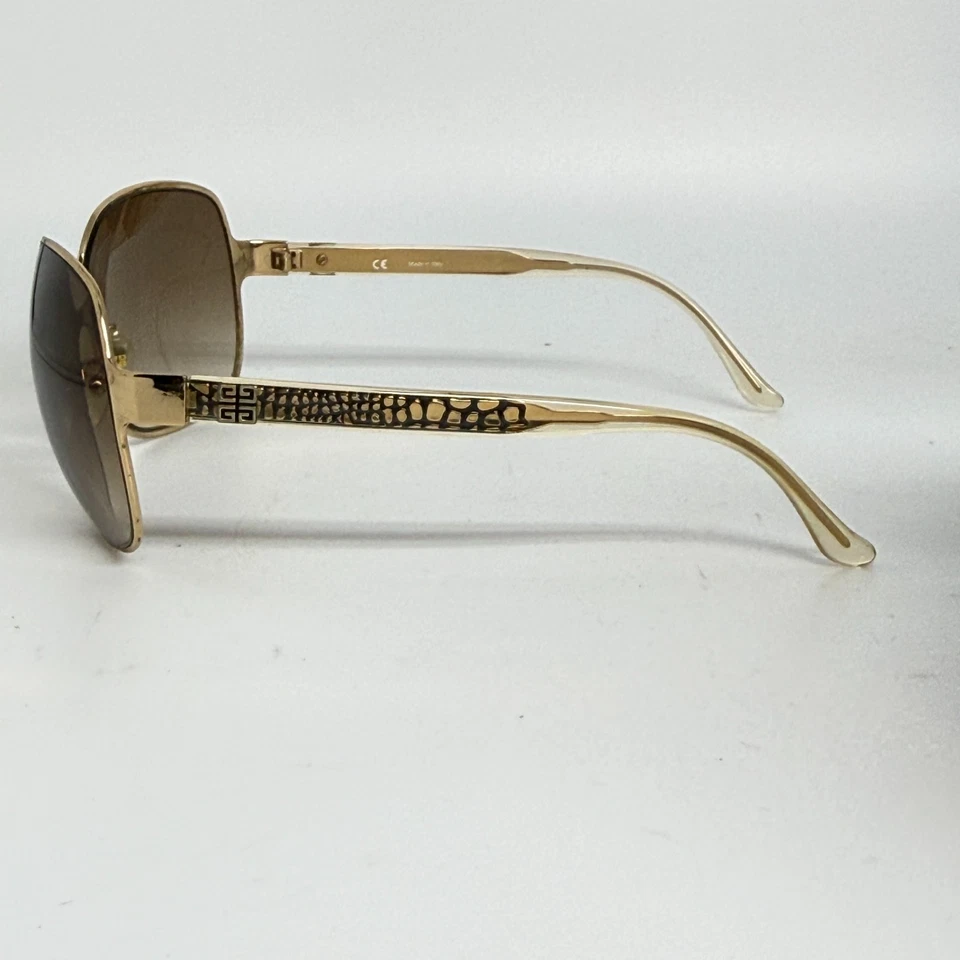 Gafas de sol GIVENCHY SGV 355 monturas oro mariposa borde completo 62-16-125 20208 Foto 2 de 4