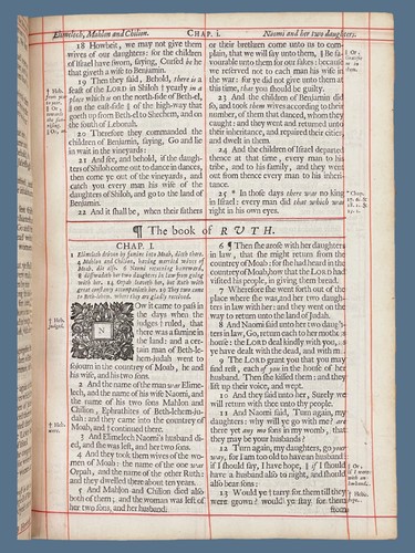 1678 Red-Ruled King James Bible in Contemporary Binding with Clasps - Picture 11 of 18