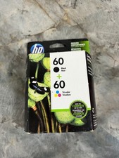 New Genuine HP 60 Black  Tri-Color Ink Cartridges Combo-Pack Expy 08/2020