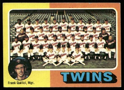 1975 Topps Minnesota Twins - Frank Quilici (Used) Minnesota Twins #443