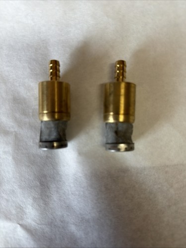 2x General Pump Low Pressure Soap Suction Filter, Model# D40013 Smashed Screen