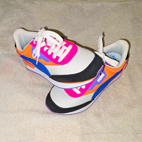 PUMA Future Rider Play On Women’s Low Top Lace-Up White Multi