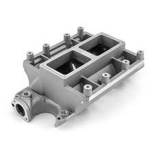 Ford Sb 289 302 Windsor 6-71 8-71 Supercharger Aluminum Intake Manifold Satin