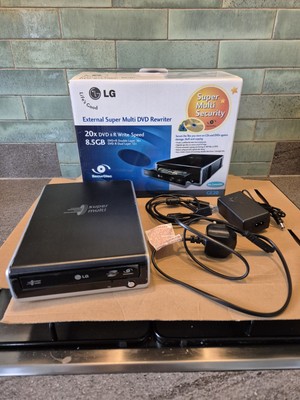 LG 20X Externer Super Multi DVD Rewriter USB GE20 mit Originalkarton