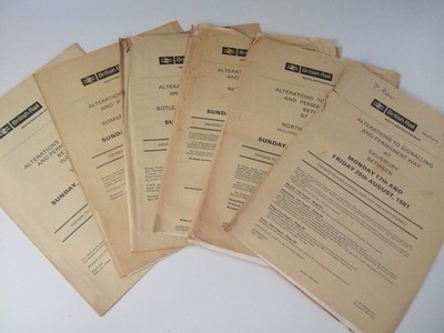BR SOUTHERN.  SW Div.  SIGNAL INSTRUCTIONS.  1980s.  Please Choose From List