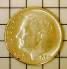 Photo of a 1964-D Roosevelt Dime from an eBay listing that sold on Jul 19, 2026