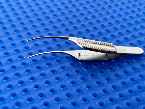Karl STORZ Chirurgische E3199 Troutman-Barraquer Hornhautpinzette, 0,12 mm x 3" - Bild 2 von 6