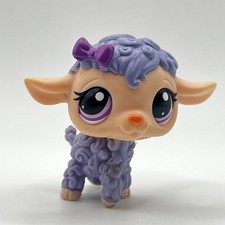 LPS LITTLEST PET SHOP 2007 PURPLE LAMB SHEEP 1763