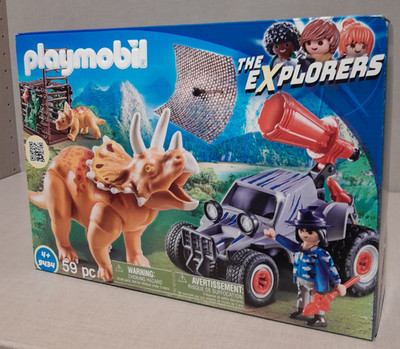 Playmobil - 9434 - Offroader mit Dino Fangnetz -The Explorers- NEU & OVP Selten