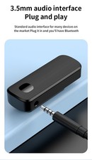 Wireless Audio Adapter 3.5mm male to male audio plug Bluetooth-Compatible