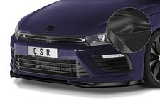 Cup Spoiler Lippe Front Carbon Look für VW Scirocco (Typ 13) R CSL617-C