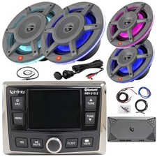 Infinity PRV-315.2 USB Receiver, 2x 8" 500W Speakers, 2x 6.5" Speaker, Amplifier