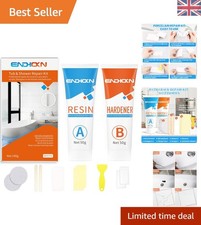 Water-Resistant Bath Repair Kit: Fix Tub, Sink, Shower Cracks and Scratches