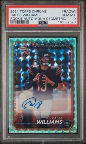 2024 TOPPS CHROME RC AUTOS VARIATIONS #RACWI CALEB WILLIAMS 133/199 PSA 10