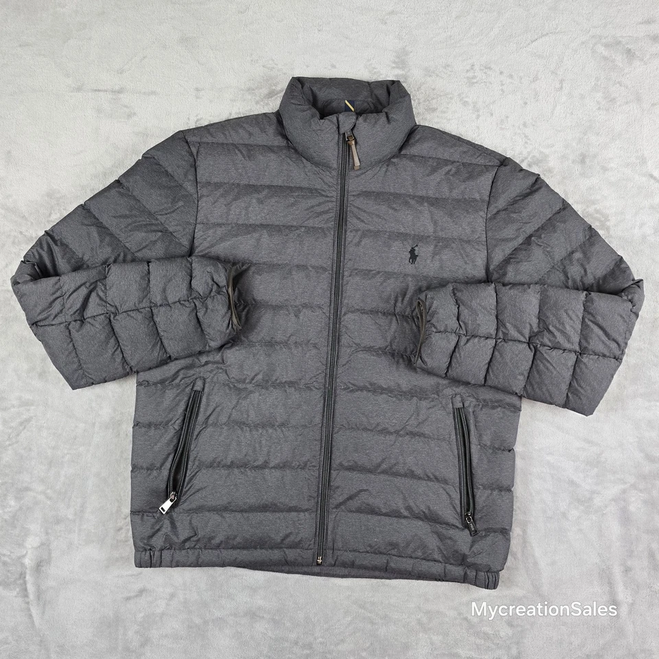 Chaqueta Polo Ralph Lauren Para Hombres XXL Embalable Acolchada Puffer Pato Plumón Cremallera Completa Foto 3 de 4