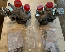 L&R 2 Billet K03 Turbo Twin Turbocharger For 2011-2012 Ford F150 EcoBoost 3.5L 