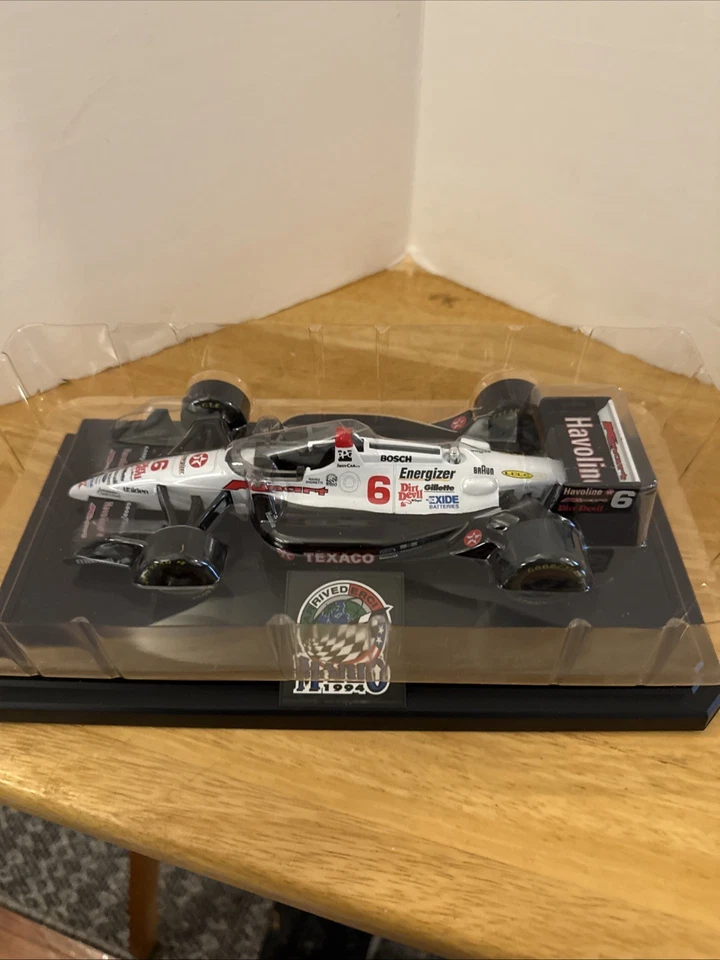 Texaco Racing Mario Andretti 1994 Havoline 1/24 Champions Indy Diecast Car Bank Foto 4 de 4