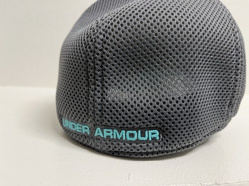 Under Armour Golf Fitted Hat Adult Large/XL Teal Threadborne Breathable - Picture 6 of 11