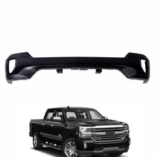 Front Bumper Face Bar Black Replacement for Silverado 1500