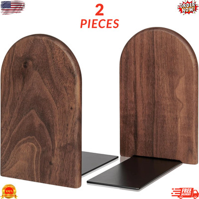 Book Ends,1 Pair Bookends Wood Book Ends Universal Economy Bookend