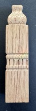 Holly Moulding Inc Oak Wood Unfinished Outside Corner Block 