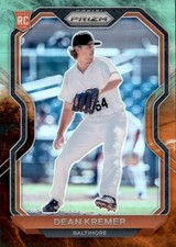 2021 Panini Prizm Dean Kremer Rookie Cosmic Haze Prizm #232 Baltimore Orioles