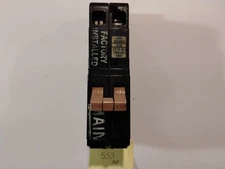Eaton Cutler Hammer CH2100L 2 Pole 100 Amp Type CH Circuit Breaker CRACK  553pop