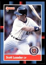 Scott Lusader 1988 Donruss #615 Tigers MLB READ FREE SHIPPING AutographDen