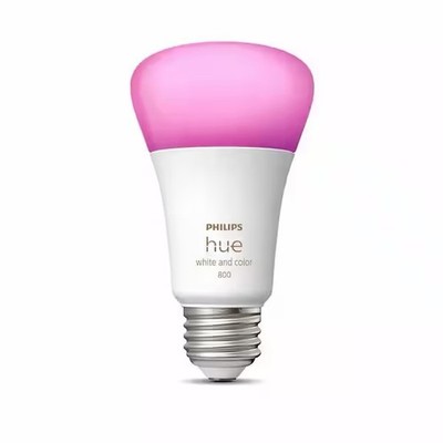 Philips Hue White & Color Ambiance A19 60W Equivalent LED Smart Bulbs - 1 pack