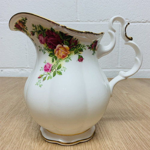 Vintage Royal Albert Old Country Roses Large Water Pitcher Jug No Backstamp - Picture 1 of 10