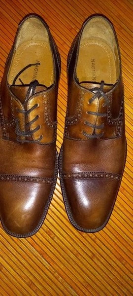 Men MAGNANNI Heels Brown Leather 42.5