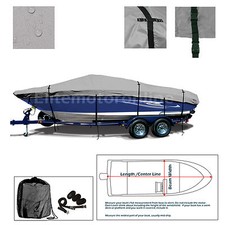 Crownline 220 EX Trailerable deck boat deckboat cover Heavy Duty Waterproof 600D