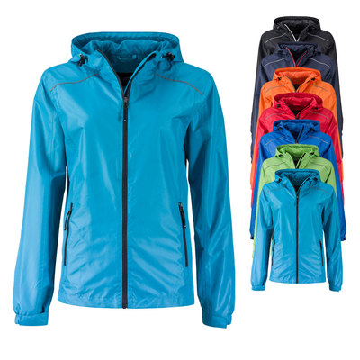 REGENJACKE OUTDOORJACKE FÜR DAMEN -S M L XL XXL- NEU James&Nicholson JN1117
