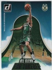 2017-18 Donruss Basketball All Clear for Takeoff #15 Malcolm Brogdon Bucks 
