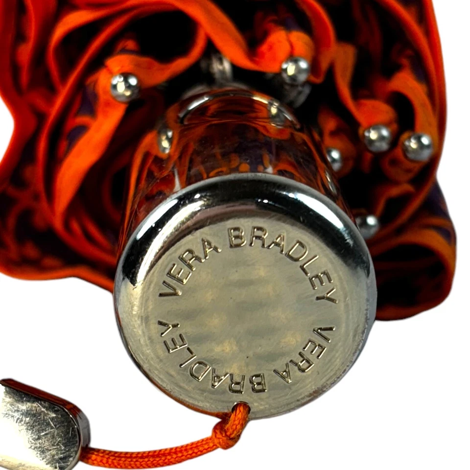 Vera Bradley Umbrella Compact Automatic One Touch Safari Sunset NO COVER - Image 3 of 4