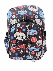 Graffiti Pattern Cloth Backpack Rucksack Bag School College Cool Emo Goth Bag Woodlandhideawaypark Co Uk