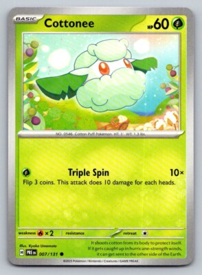 Pokémon Regular Cottonee 007/131