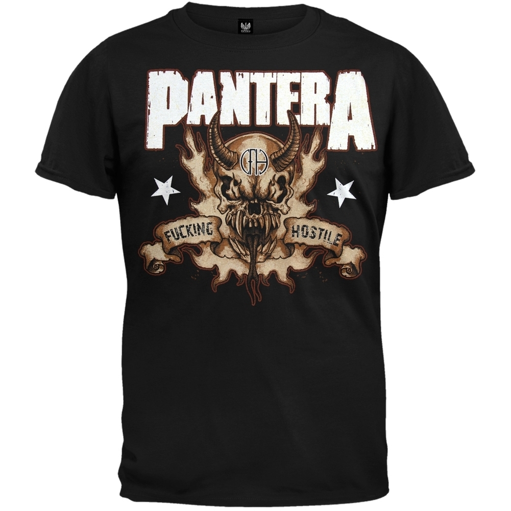 Pantera - Hostile Skull T-Shirt | eBay