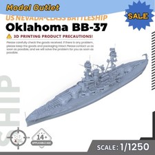 Mry-sfw 11250 Us Navy Oklahoma Nevada Class Battleship Bb-37 Water Line Mry-sfw 11250 Us Navy Oklahoma Nevada Class Battleship Bb-37 Water Line