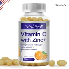 Vitamin C With Zinc Vitamin C 360mg And Zinc 25mg for Immune Support Men&Women