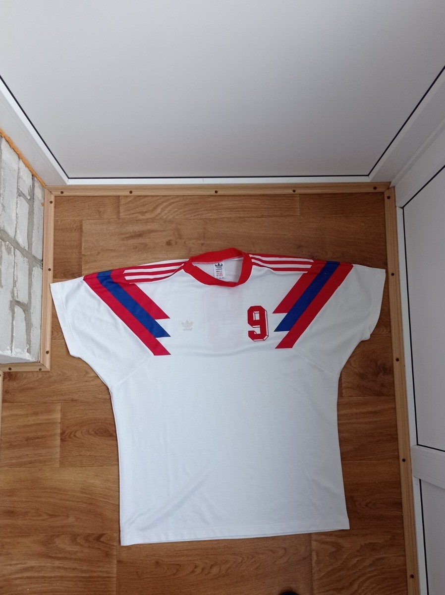 70s adidas Football Shirt - スロベニア製 ADIDAS 70s 80s FOOTBALL SHIRT SOCCER JERSEY sz XL MENS #9 | eBay