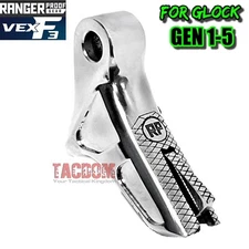 RANGER PROOF with Johnny GL0CK VEX F3 TRIGGER SILVER 17 19 43 43x GEN 1 2 3 4 5