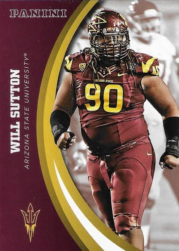 2015 Panini Arizona State Sun Devils Will Sutton #33