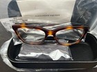 NWT Alexander McQueen Eyeglasses AM0161O 002 Women 53-18-145 Havana Brown Italy — photo 1