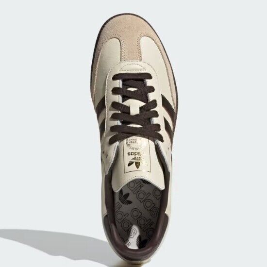 Adidas Samba OG Shoes Cream White/Brown - JR2660 Adidas Samba OG Shoes Cream White/Brown - JR2660